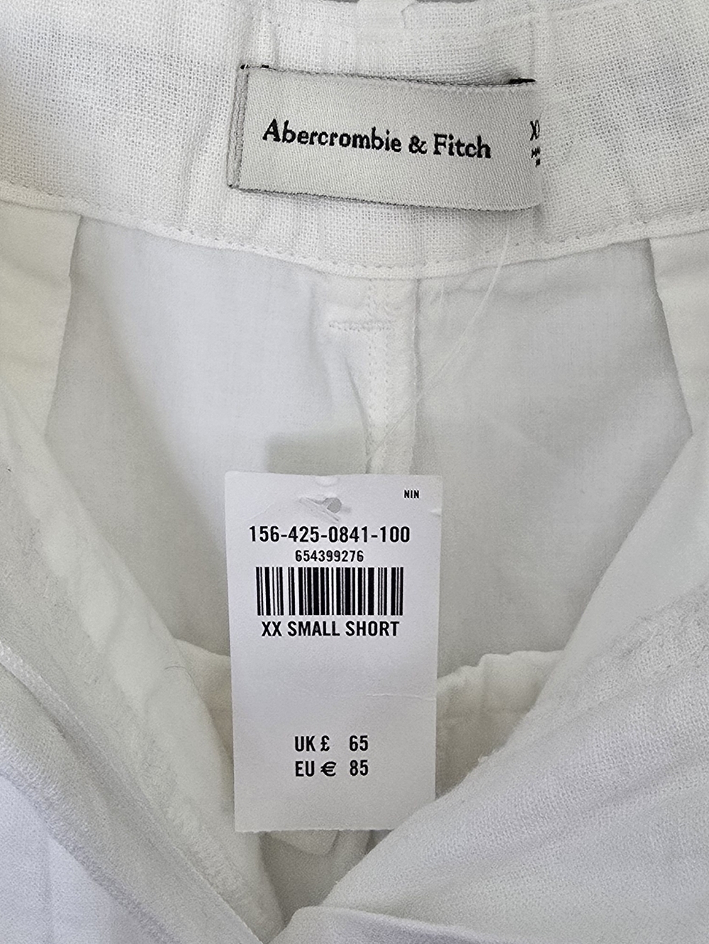 NWT A&F Sloane Tailored Linen Blend Wide Leg Pants Size XXS Short - Picture 9 of 12